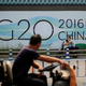 A billboard for the G20 summit in Hangzhou.